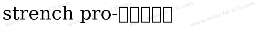 strench pro字体转换
